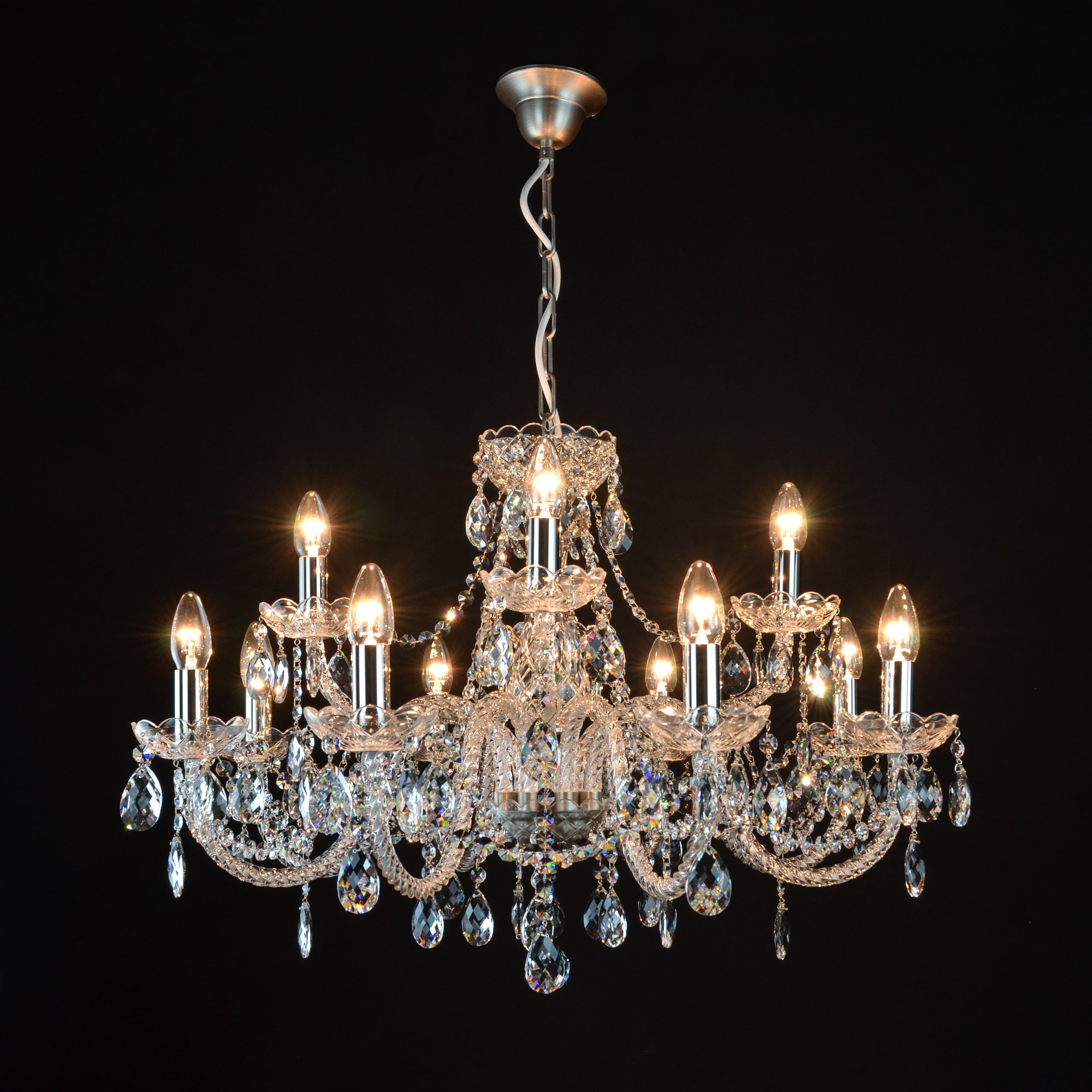 chandelier シェルフ Belle crystal chandelier — WRANOVSKY - Bohemian Crystal